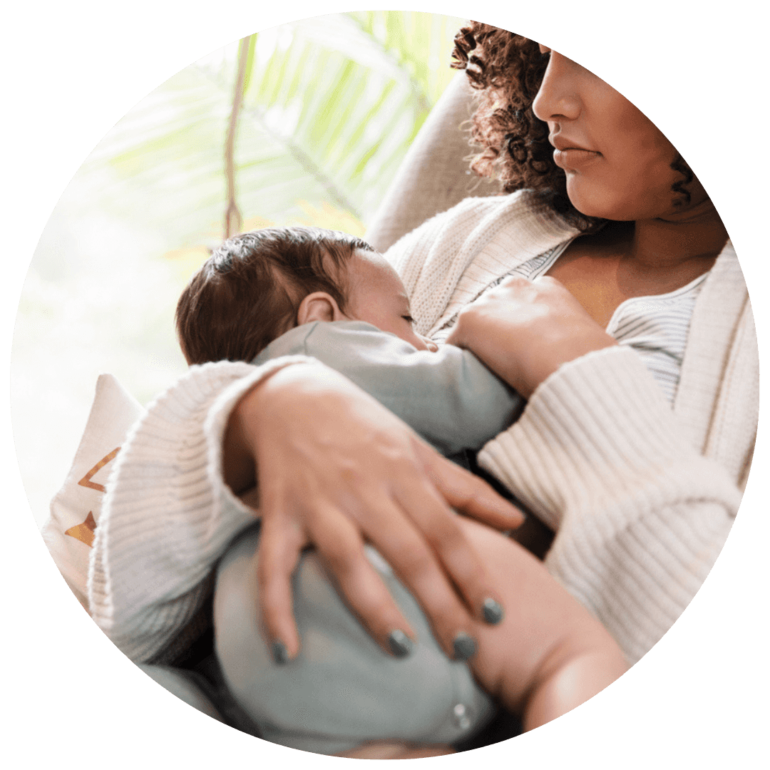 breastfeeding soothing a fussy baby