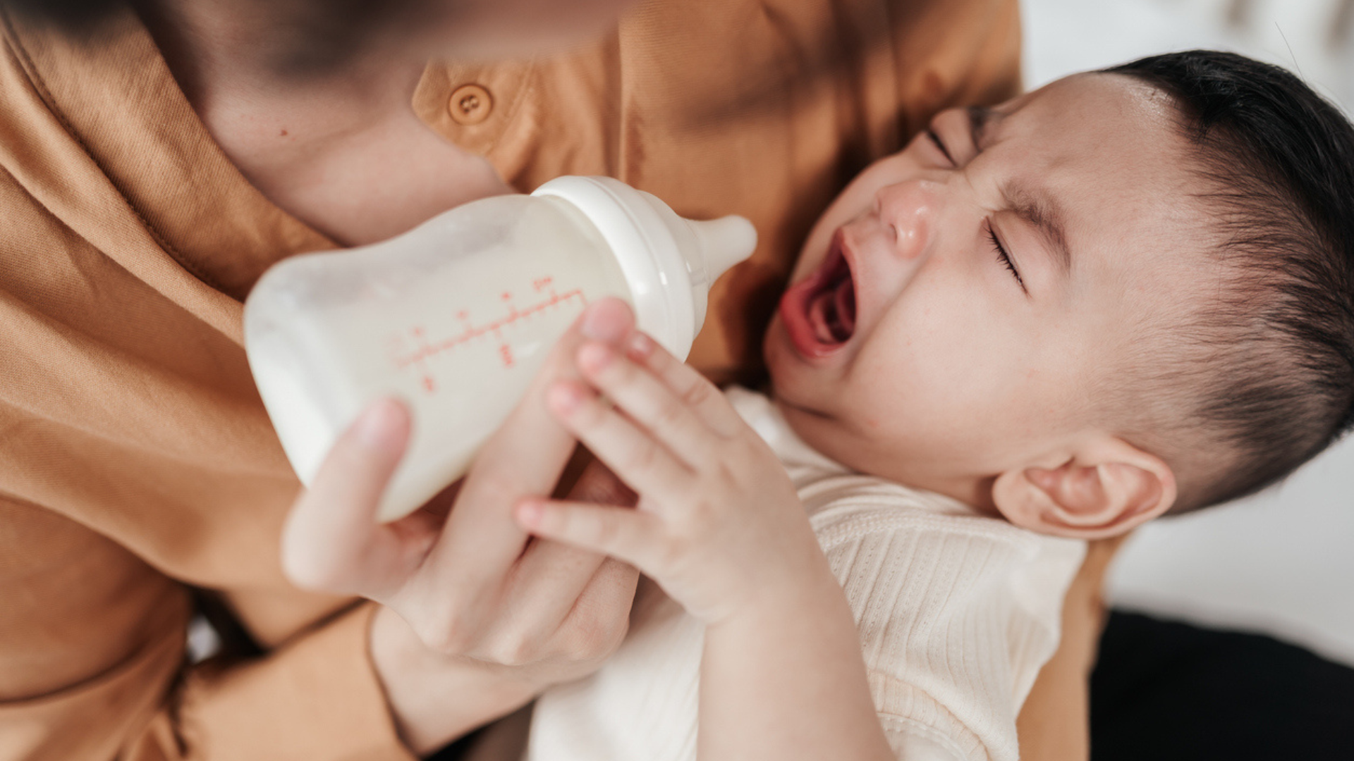 Baby refusing bottle due to feeding aversion